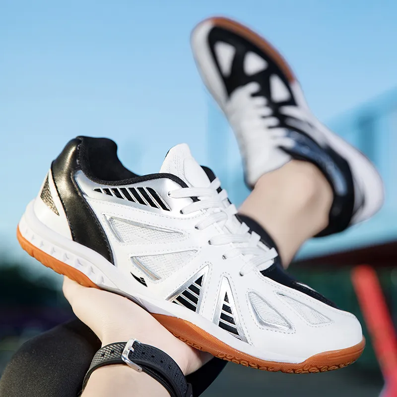 Kuding Cushioned Slip-Resistant Abrasion-Resistant Low-Top Badminton Shoes Unisex-1