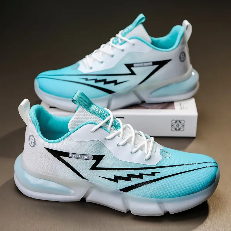 Kuding Cushioning, Slip Resistant, And Abrasion Resistant Low Top Running Shoes Men's-8