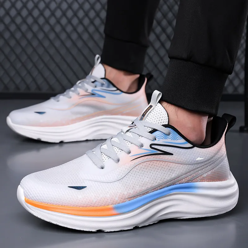 Kuding Cushioning, Slip Resistant, And Abrasion Resistant Low Top Running Shoes Unisex-3