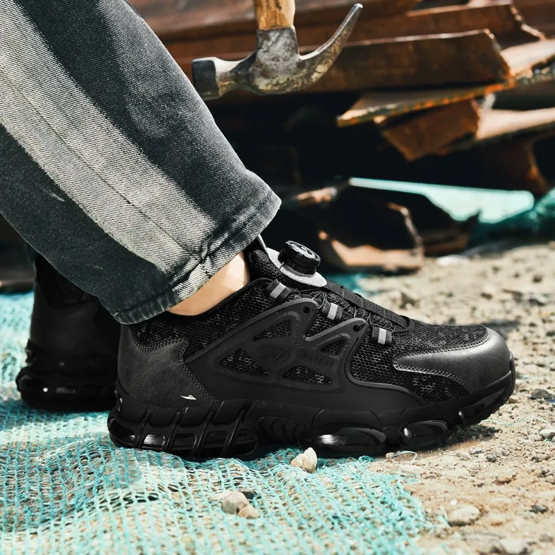 Kuding Slip Resistant Impact Resistant Abrasion Resistant Running Shoes Unisex-4