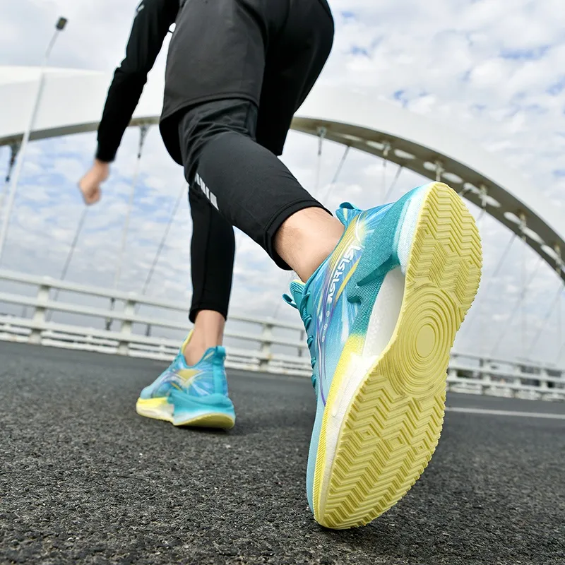 Kuding Cushioning, Slip Resistant, Abrasion Resistant, Breathable, Moisture Wicking Low Top Running Shoes Unisex-6