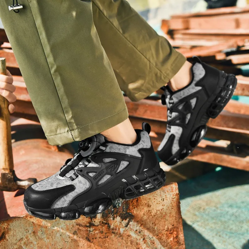Kuding Slip Resistant Impact Resistant Abrasion Resistant Running Shoes Unisex-10