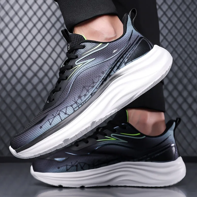 Kuding Cushioning, Slip Resistant, And Abrasion Resistant Low Top Running Shoes Unisex-1