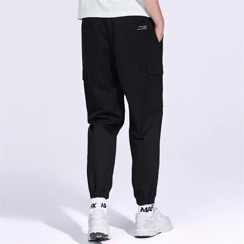 FAIRWHALE Casual Pants Men's Black-5