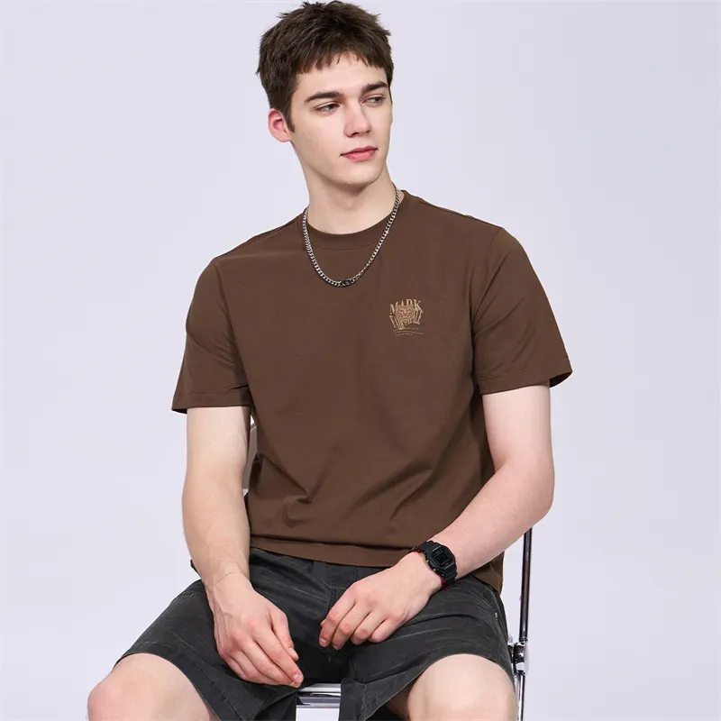 FAIRWHALE T Shirts Unisex Cocoa Brown-3