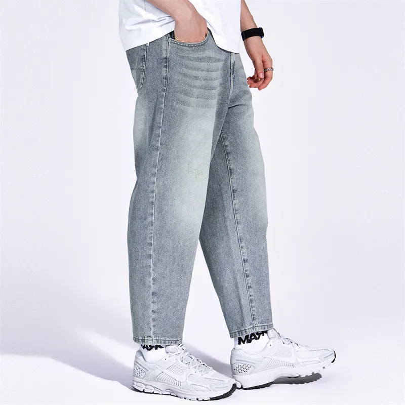 FAIRWHALE Jeans Men's Vintage Blue-4