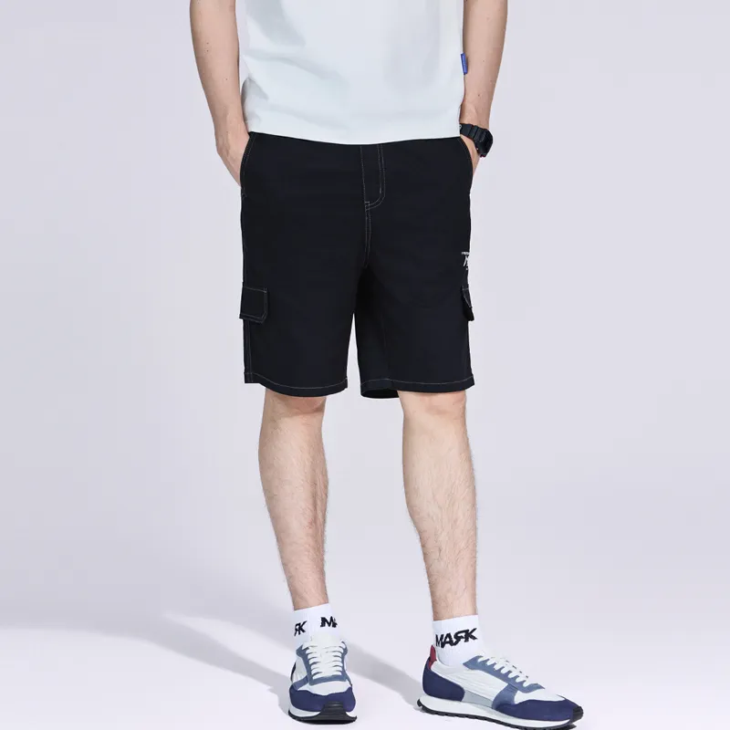 FAIRWHALE Denim Shorts Men's Black-3