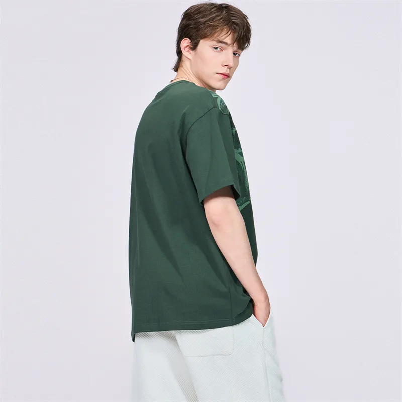 FAIRWHALE T Shirt Men's Dark Green-3