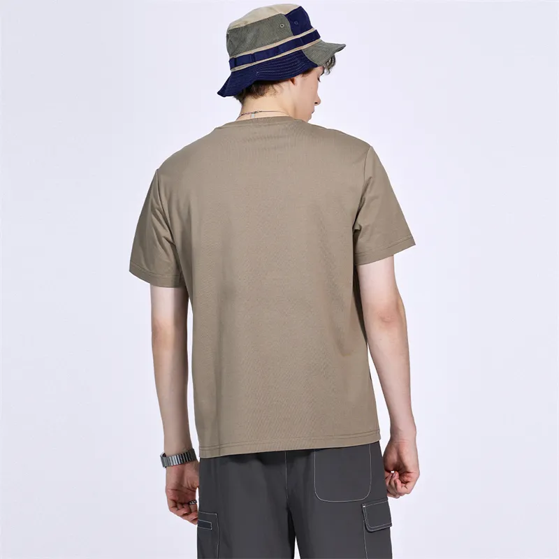 FAIRWHALE T Shirt Men's Khaki 701-4