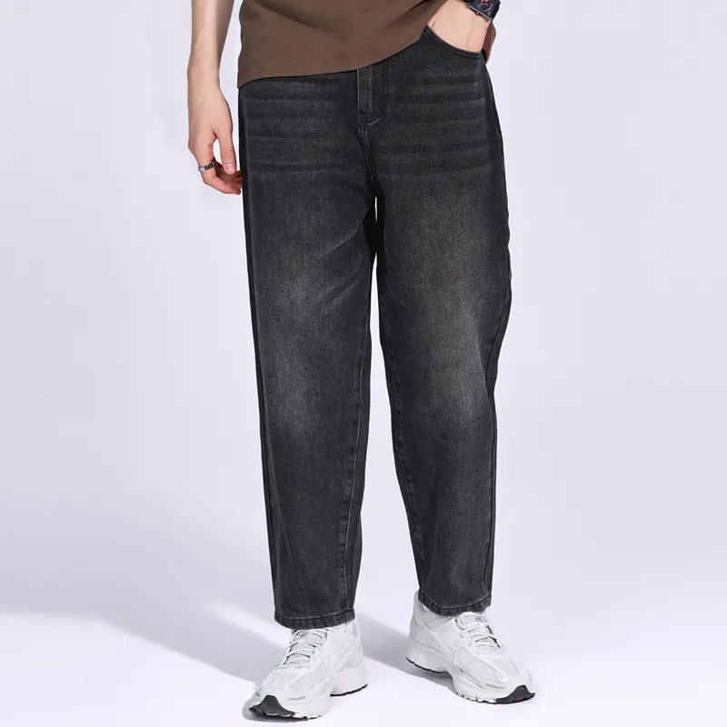FAIRWHALE Jeans Men Black 001-2