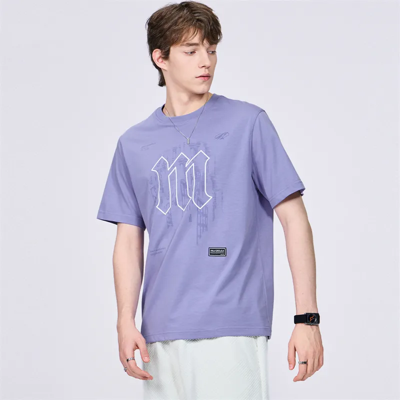 FAIRWHALE T Shirt Men's Purple 503-2
