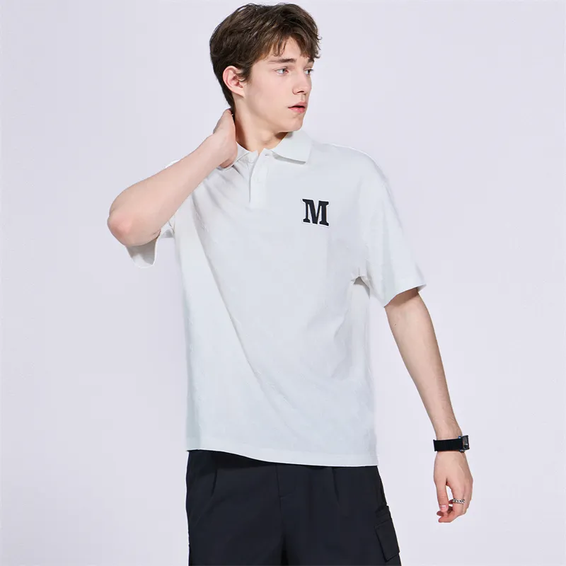 FAIRWHALE Polo Shirt Men's Raw White-4