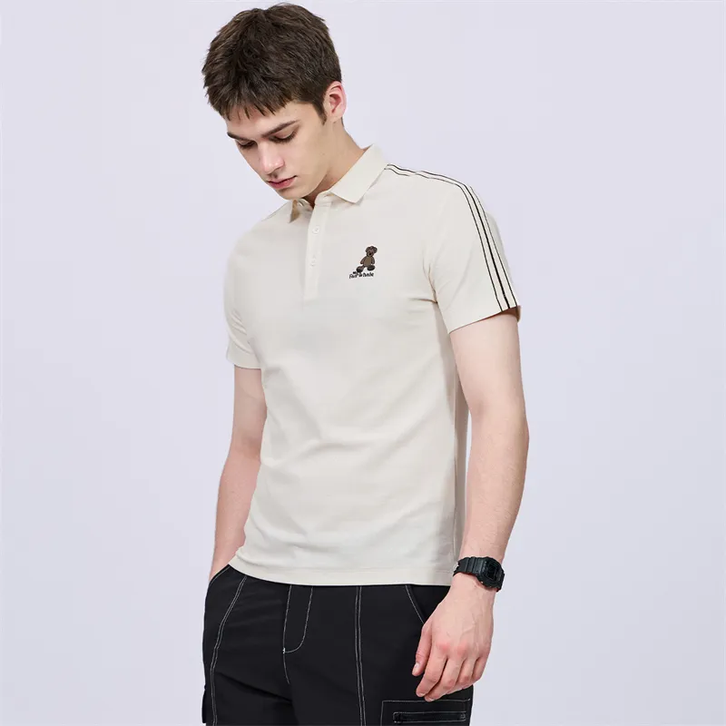 FAIRWHALE Polo Shirts Unisex Ecru-2