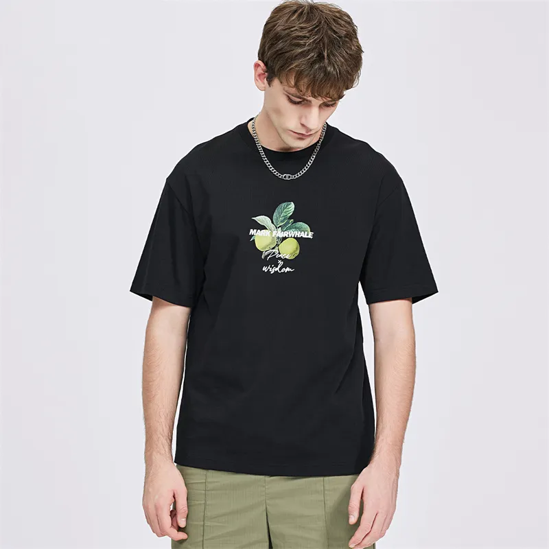 FAIRWHALE T Shirts Men Black-1