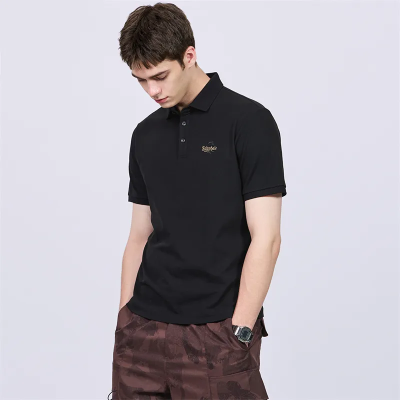 FAIRWHALE Polo Shirts Unisex Black-2