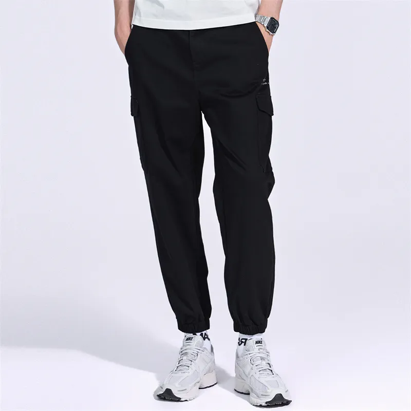 FAIRWHALE Casual Pants Men's Black-3