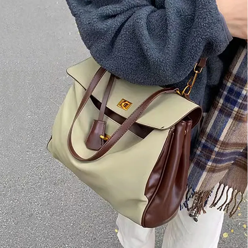 BEMIX PETS PU Crossbody Bag Tubas Women's Pea Green-1
