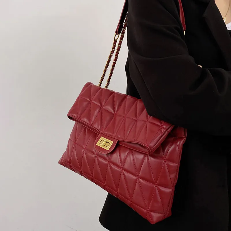 BEMIX PETS PU Crossbody Bag, Shoulder Bag Regular Women's Burgundy-3