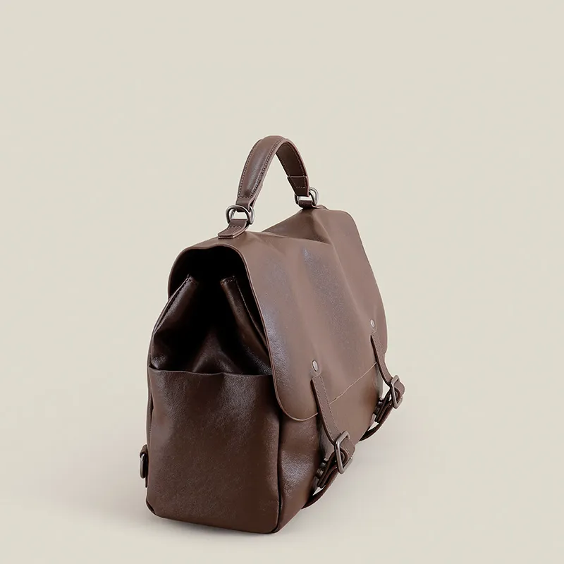 BEMIX PETS Cow Leather Backpack Regular Women's Multicolor-4