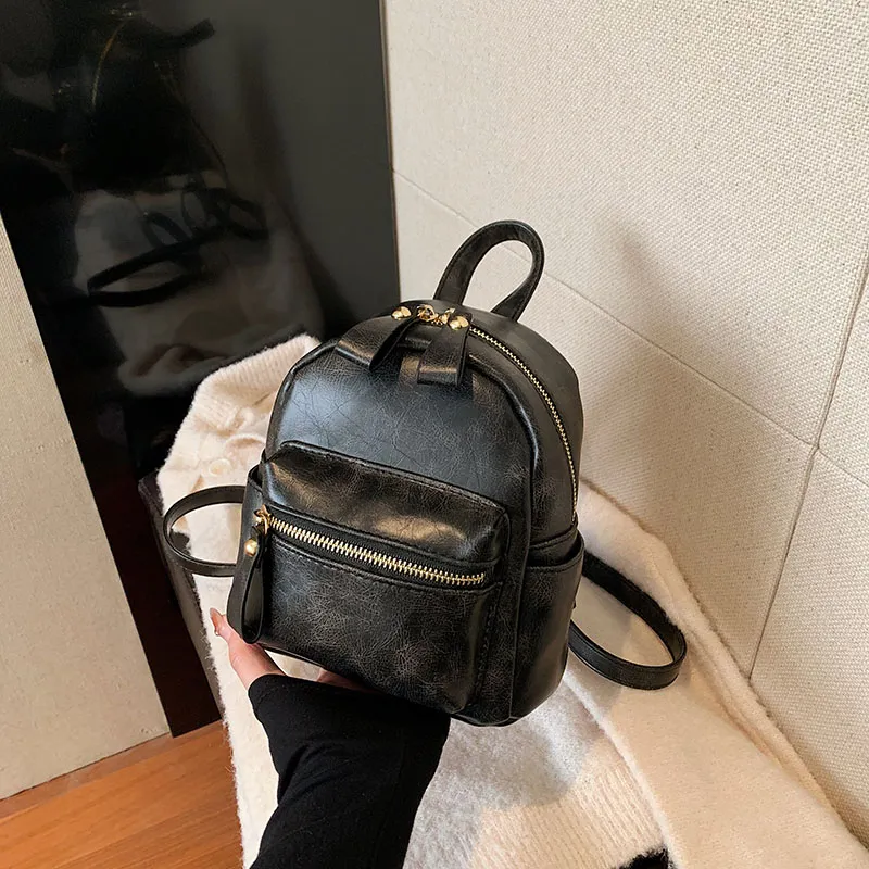 BEMIX PETS PU Backpack Women's Black-1