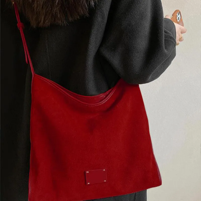BEMIX PETS PU Shoulder Bag Medium Size Women's Red-2