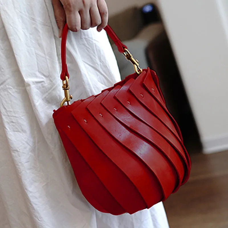 BEMIX PETS PU Handbag Women's Red-1