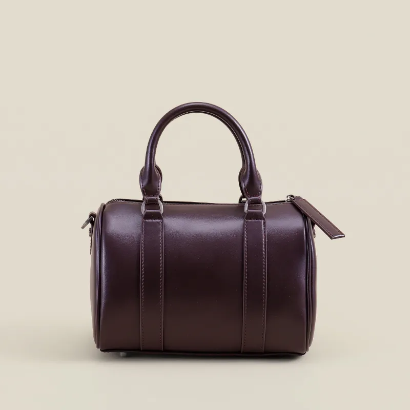 BEMIX PETS Cow Leather Handbag Regular Women's Burgundy-1