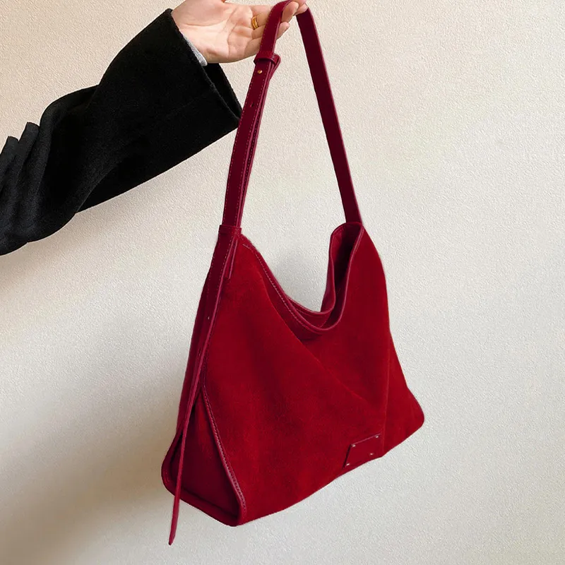 BEMIX PETS PU Shoulder Bag Medium Size Women's Red-1