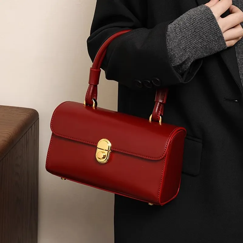 BEMIX PETS PU Handbag Small Size Women's Red-2