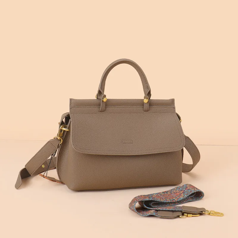 BEMIX PETS Cow Leather Handbag Regular Women's Multicolor-4