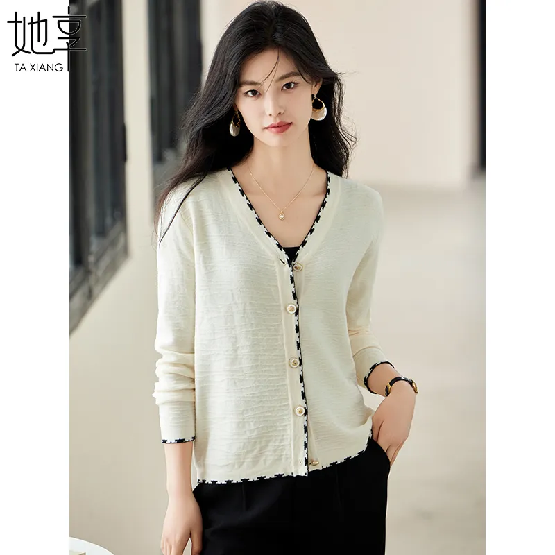 She Enjoys Knitwear Women's Ecru-4