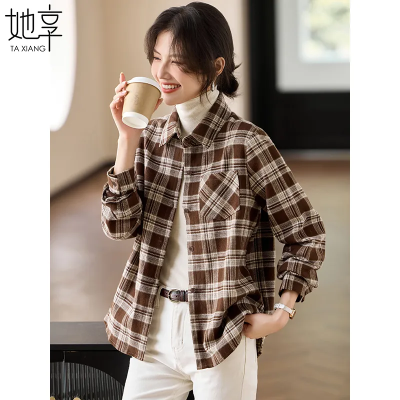 She Enjoys Shirt Women's Dark Coffee-3