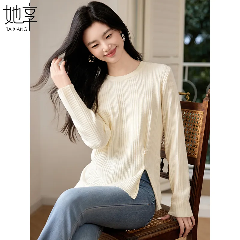 She Enjoys Knitwear Women's Ecru-9