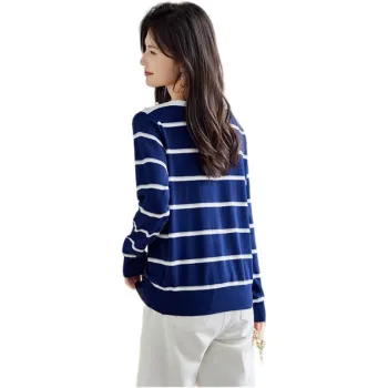 She Enjoys Knitwear Women's Navy Blue