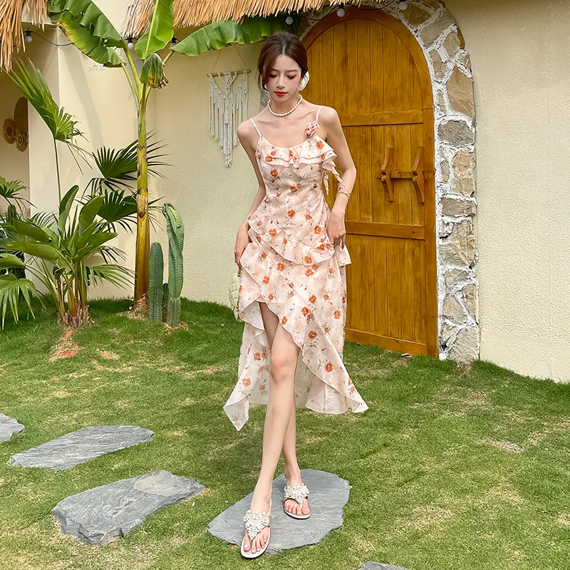 Manekniv Slip Dresses Women's Image Color-6