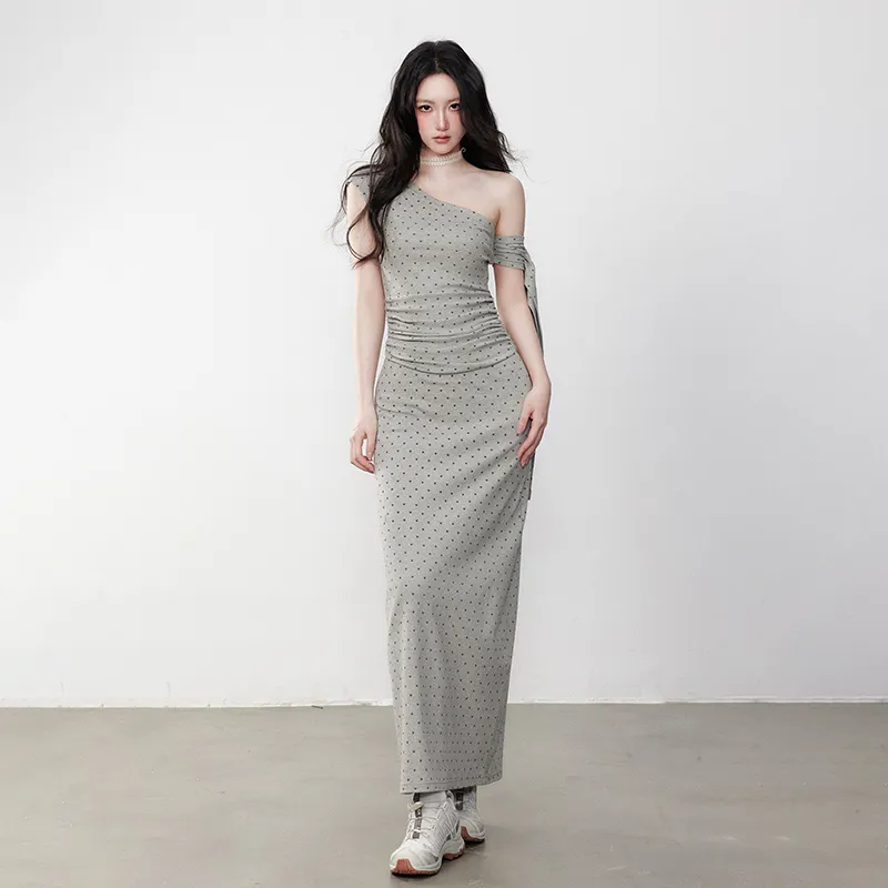 Manekniv Sleeveless Dress Women's Gray-4