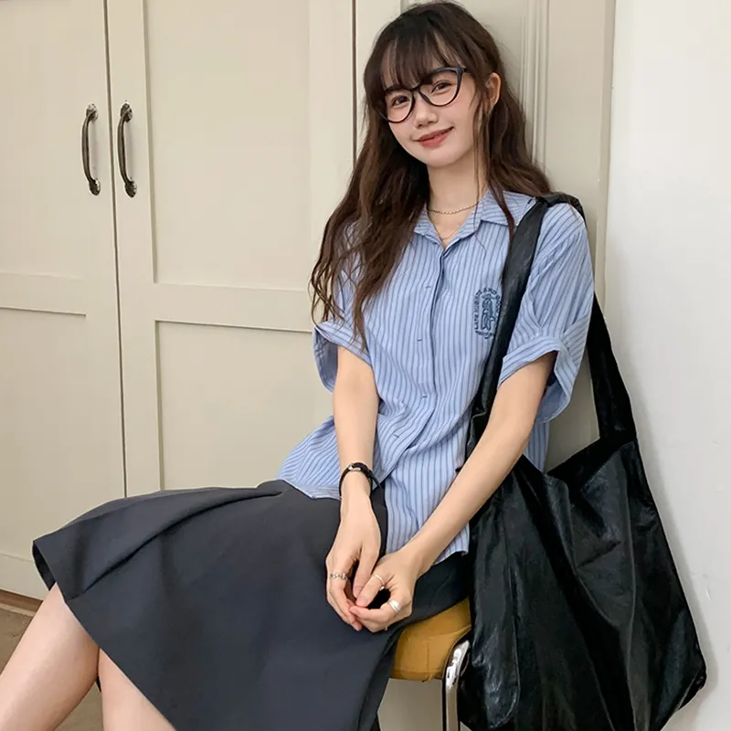 Manekniv Shirts Women's Blue-4