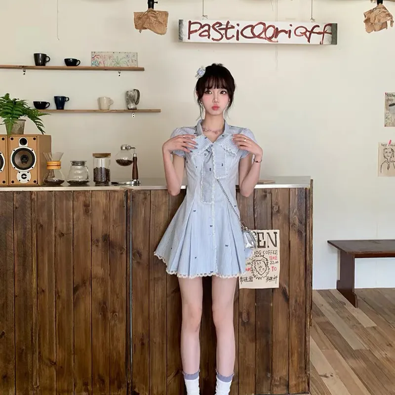 Manekniv Short Sleeved Dress Women's-3