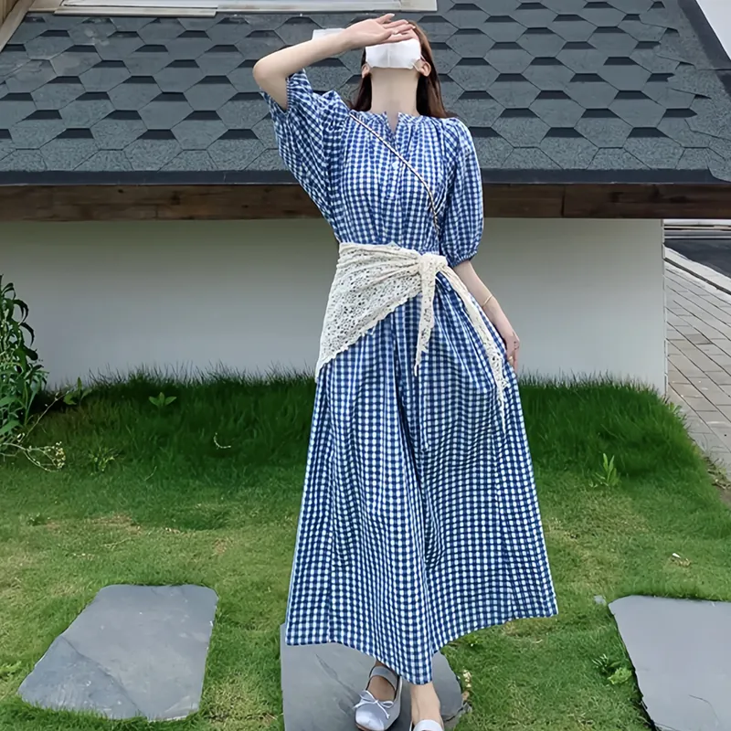 Manekniv Short Sleeved Dress Women's-3