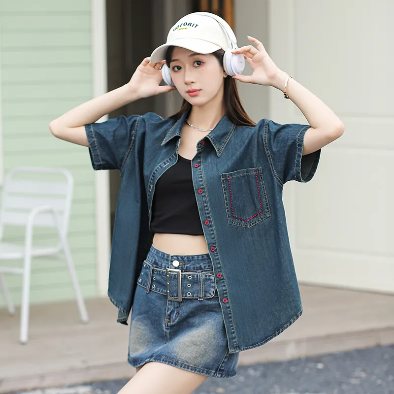 Manekniv Shirts Women's Blue-3