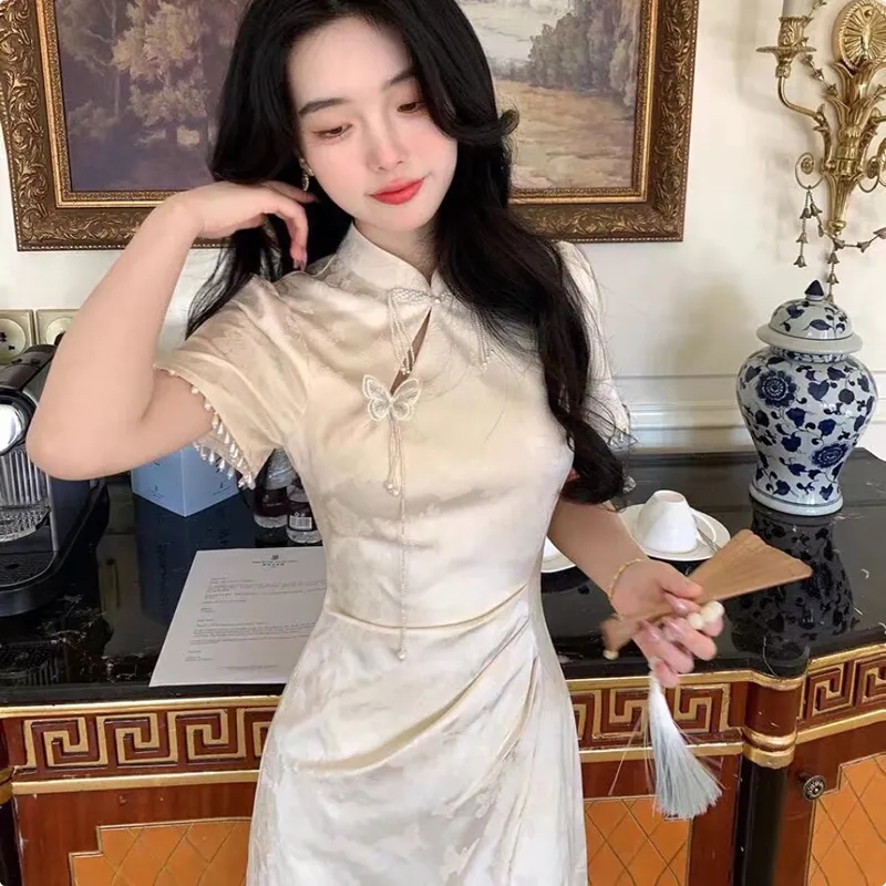 Manekniv Short Sleeved Dress Women's-3