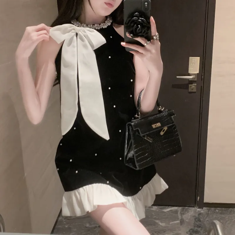 Manekniv Sleeveless Dress Women's Black-3