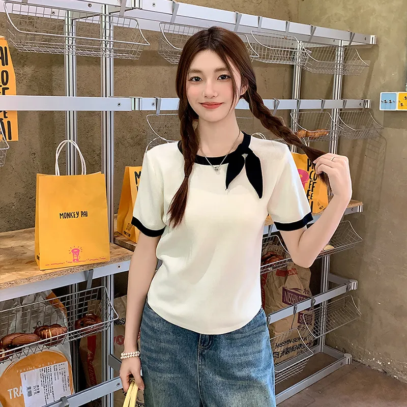 Manekniv T Shirts Women's White-7