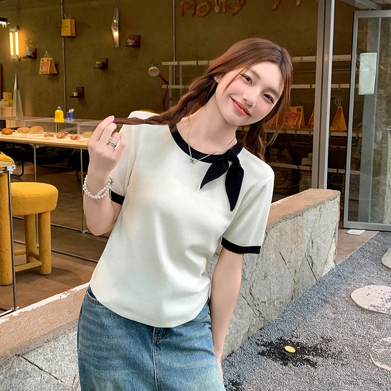 Manekniv T Shirts Women's White-3