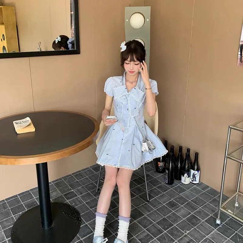 Manekniv Short Sleeved Dress Women's-5