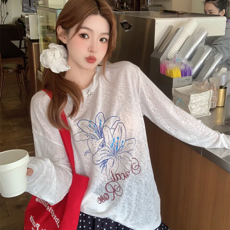 Manekniv Set in Sleeve T Shirt Women's White-3