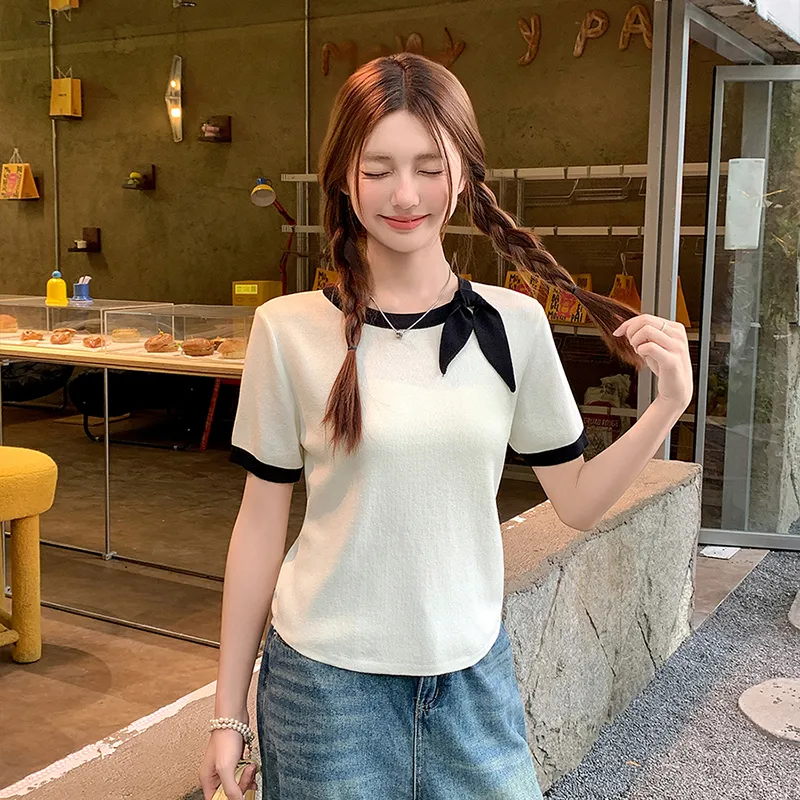 Manekniv T Shirts Women's White-4