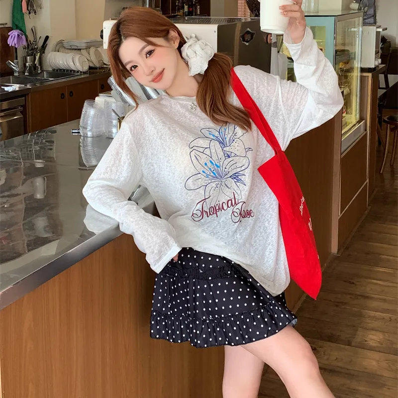 Manekniv Set in Sleeve T Shirt Women's White-5