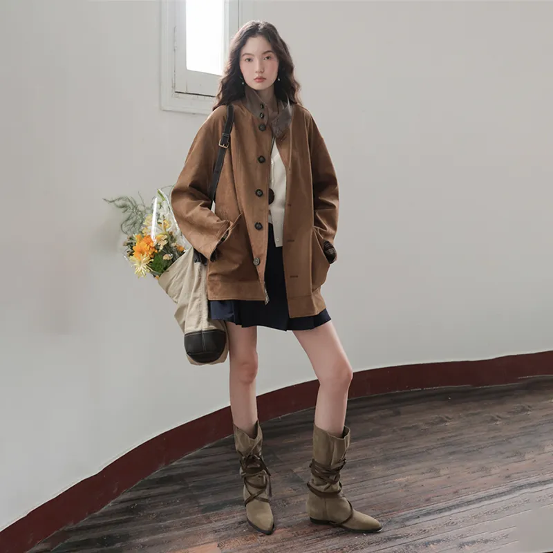 Manekniv Jackets Coats Women's Hazelnut Brown-2