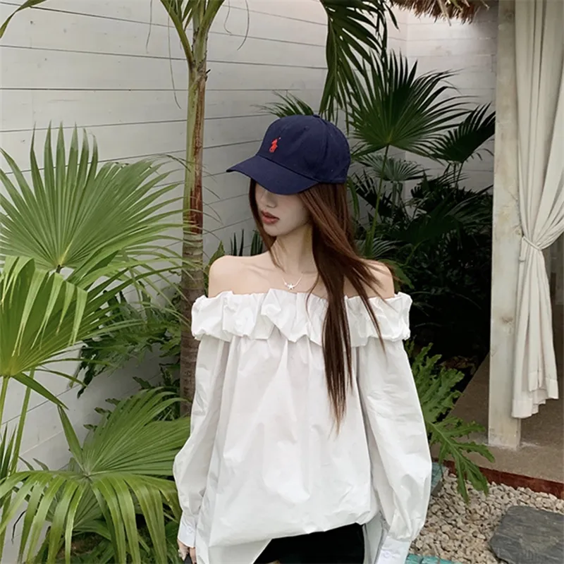 Manekniv Shirt Women's White Long-4